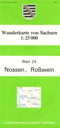 Landesvermessungsamt Topographische Karte 1:25000 -Fernwegs Geschäft WK25Bl24