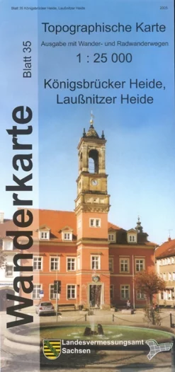 Landesvermessungsamt Topographische Karte 1:25000 -Fernwegs Geschäft WK25Bl35