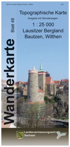 Landesvermessungsamt Topographische Karte 1:25000 -Fernwegs Geschäft WK25Bl48