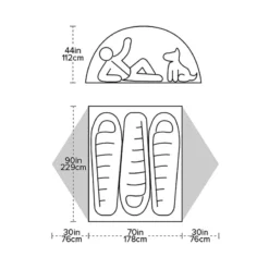 Big Agnes Blacktail 3 -Fernwegs Geschäft blacktail3