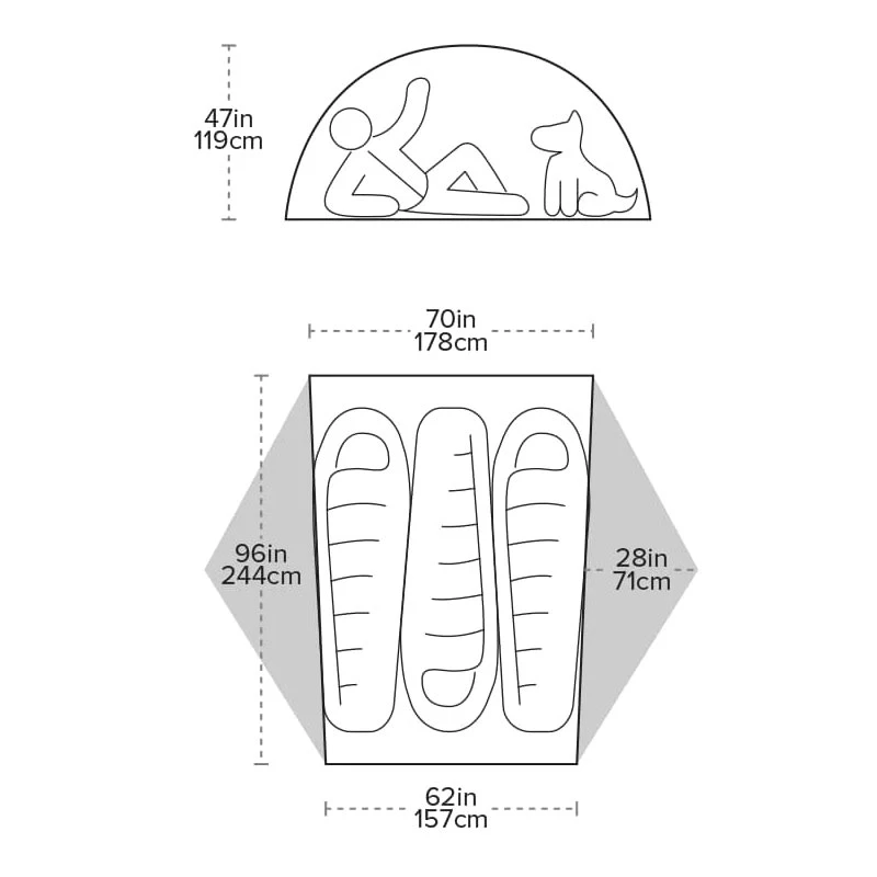 Big Agnes Copper Spur HV UL3 Long 5 Big Agnes Copper Spur HV UL3 Long – Bild 5