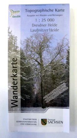 Landesvermessungsamt Topographische Karte 1:25000 -Fernwegs Geschäft geosnblatt36